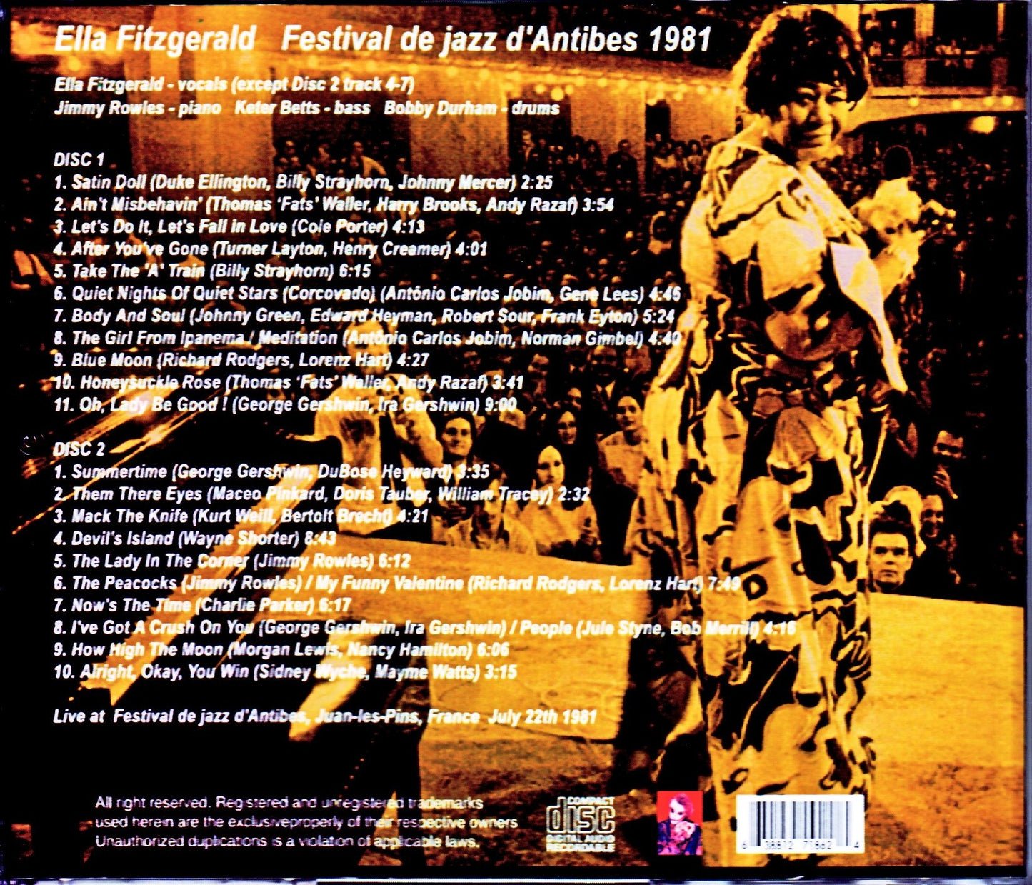 Ella Fitzgerald/France 1981