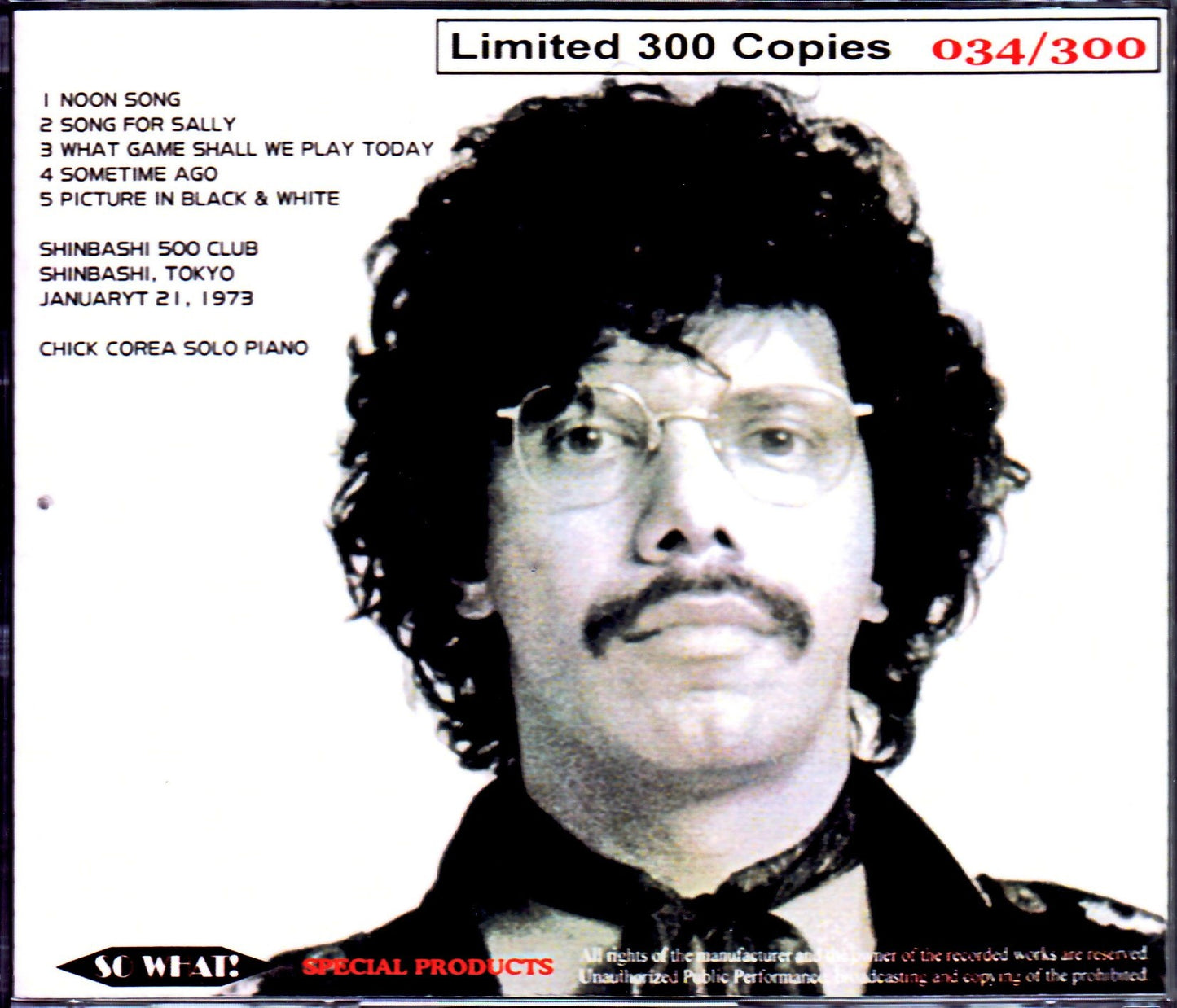 Chick Corea/Tokyo,Japan 1973