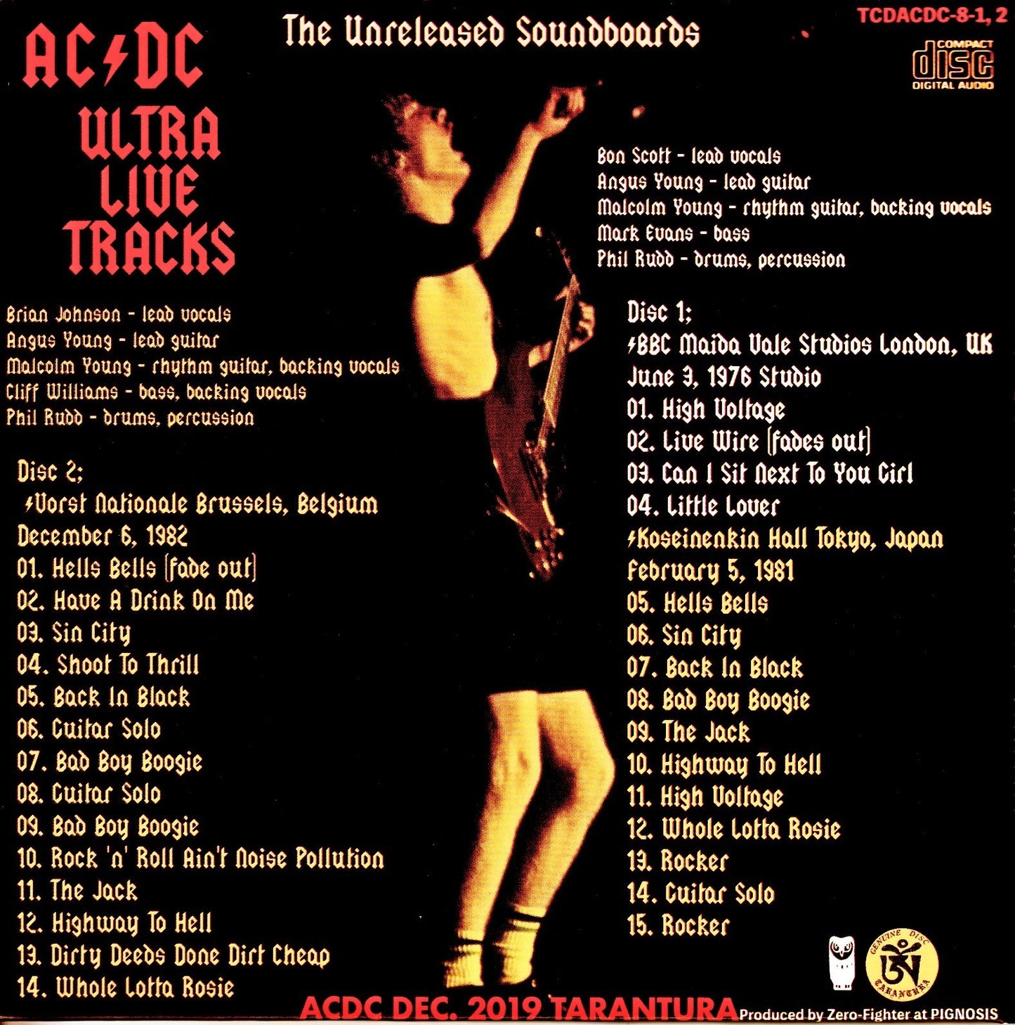 AC/DC/Ultra Live Tracks The Unreleased Soundboards