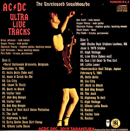AC/DC/Ultra Live Tracks The Unreleased Soundboards