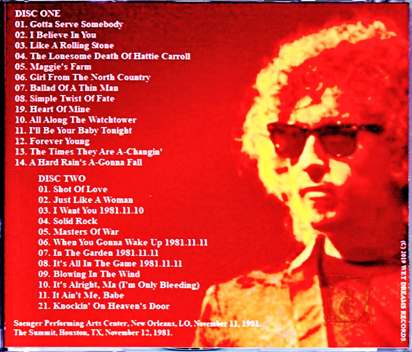 Bob Dylan/TX, USA 1981