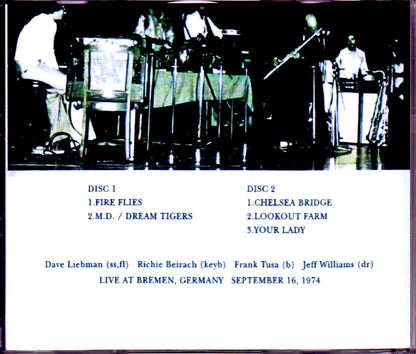 Dave Liebman/Germany 1974