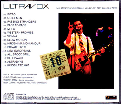 Ultravox/London,UK 12.13.1980