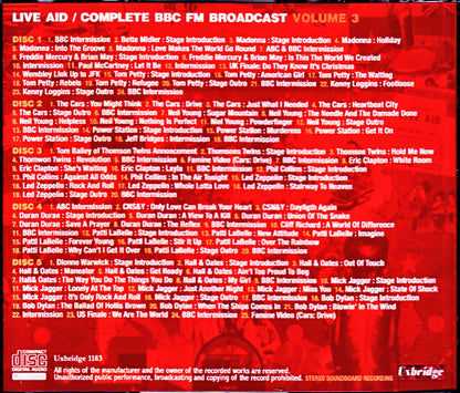 Various Artists Madonna,Paul McCartney,Hall & Oates,Bob Dylan,Duran Duran/London,UK & PA,USA 1985 Off-Air Mastrers Vol.3