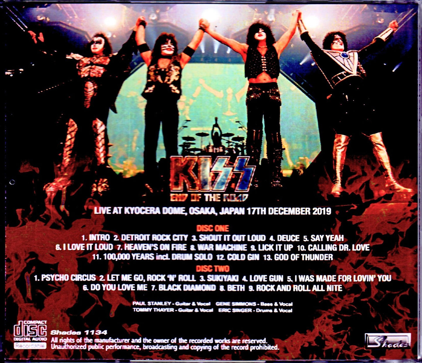 Kiss/Osaka,Japan 2019