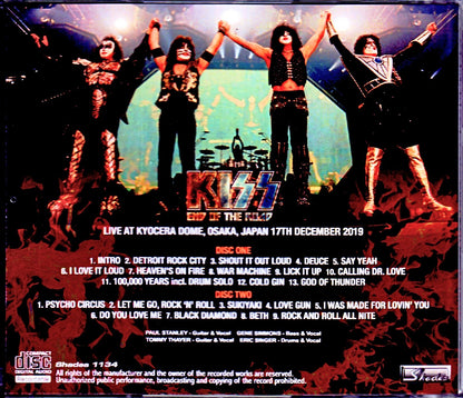 Kiss/Osaka,Japan 2019