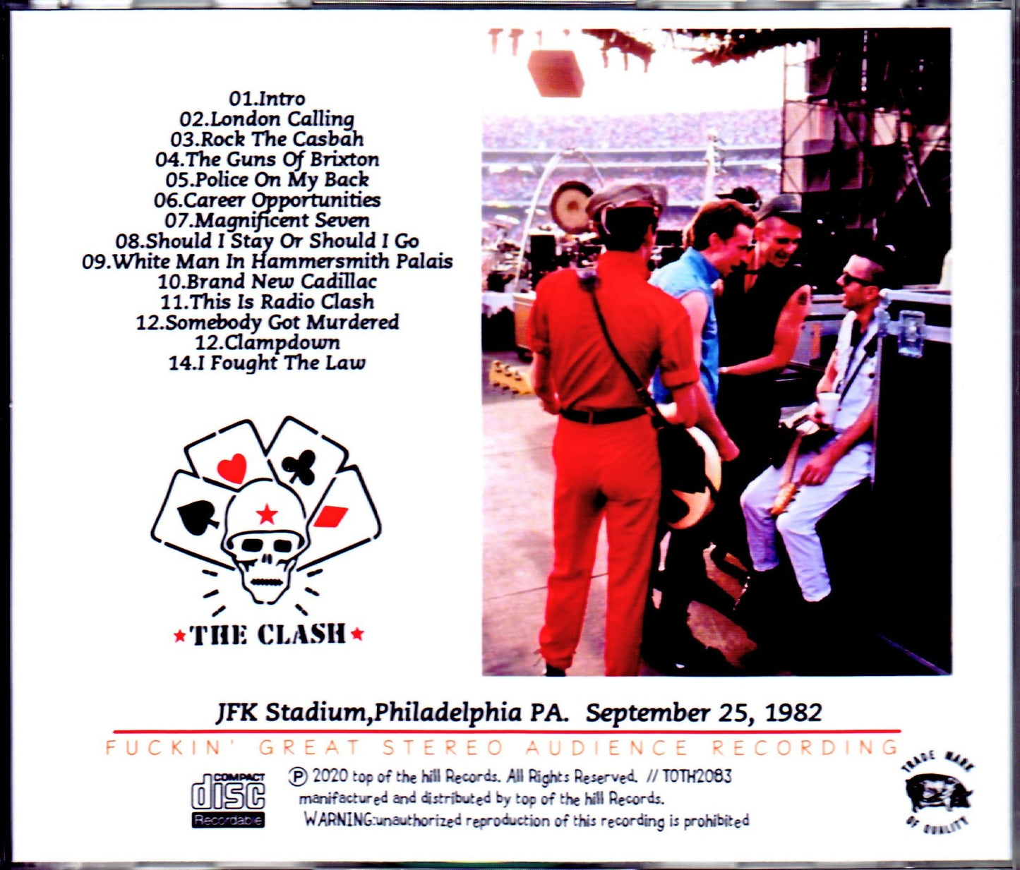 Clash/PA, USA 1982