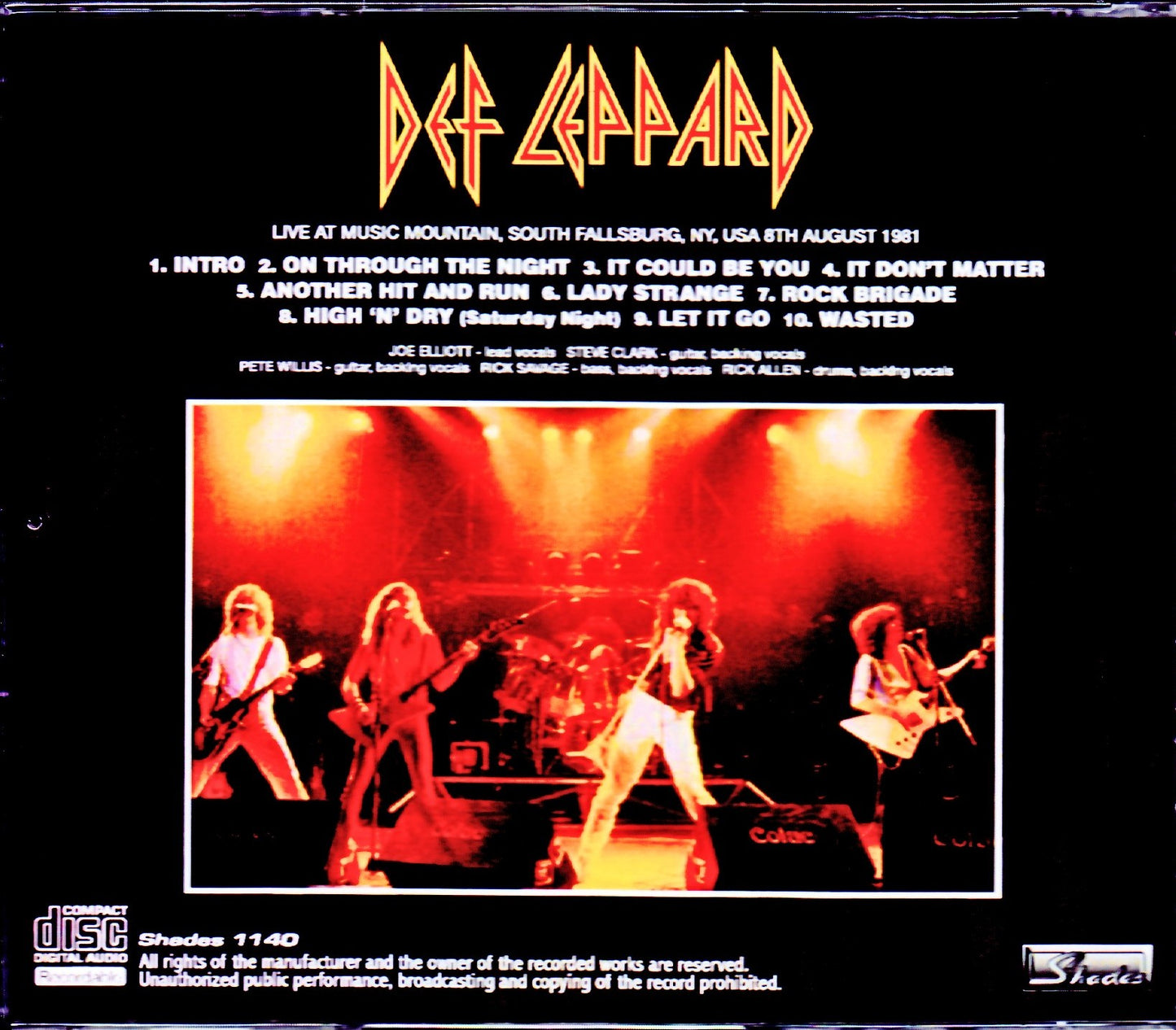 Def Leppard/NY, USA 1981