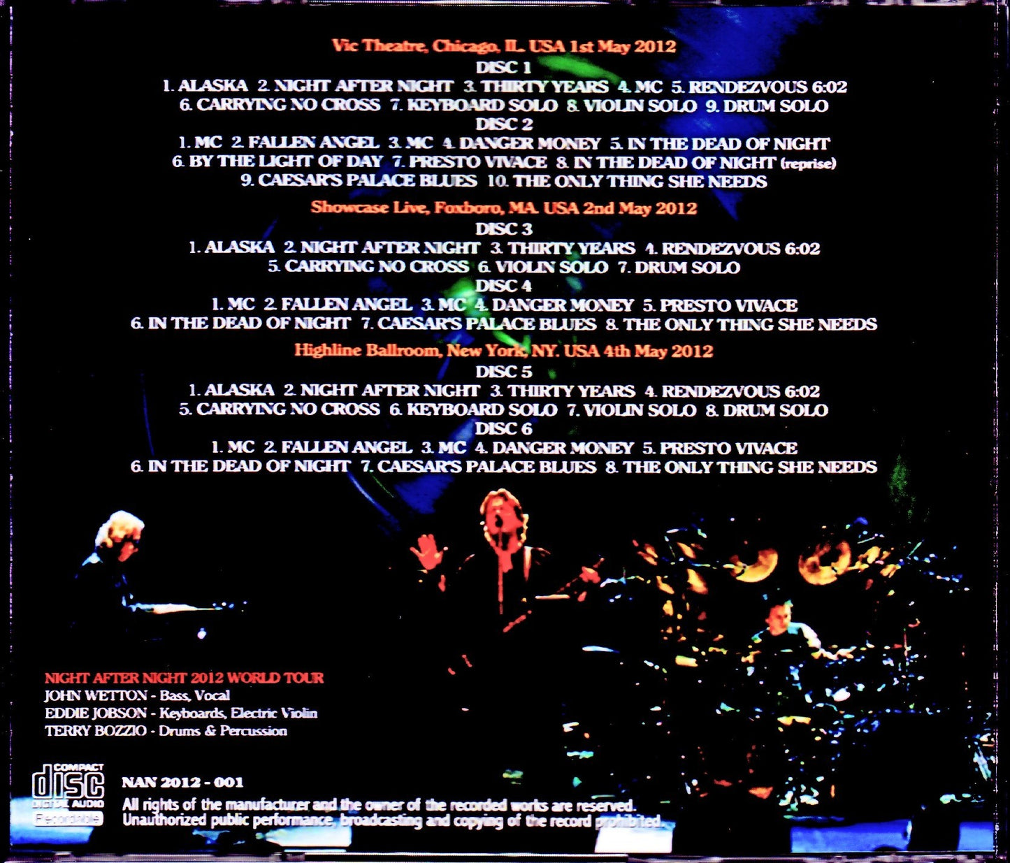 UK/South America Tour 2012 Vol.1