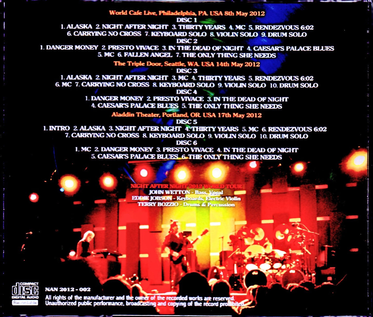 UK/South America Tour 2012 Vol.2