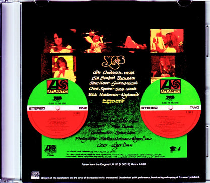 Yes/Close to the Edge Original UK LP Version