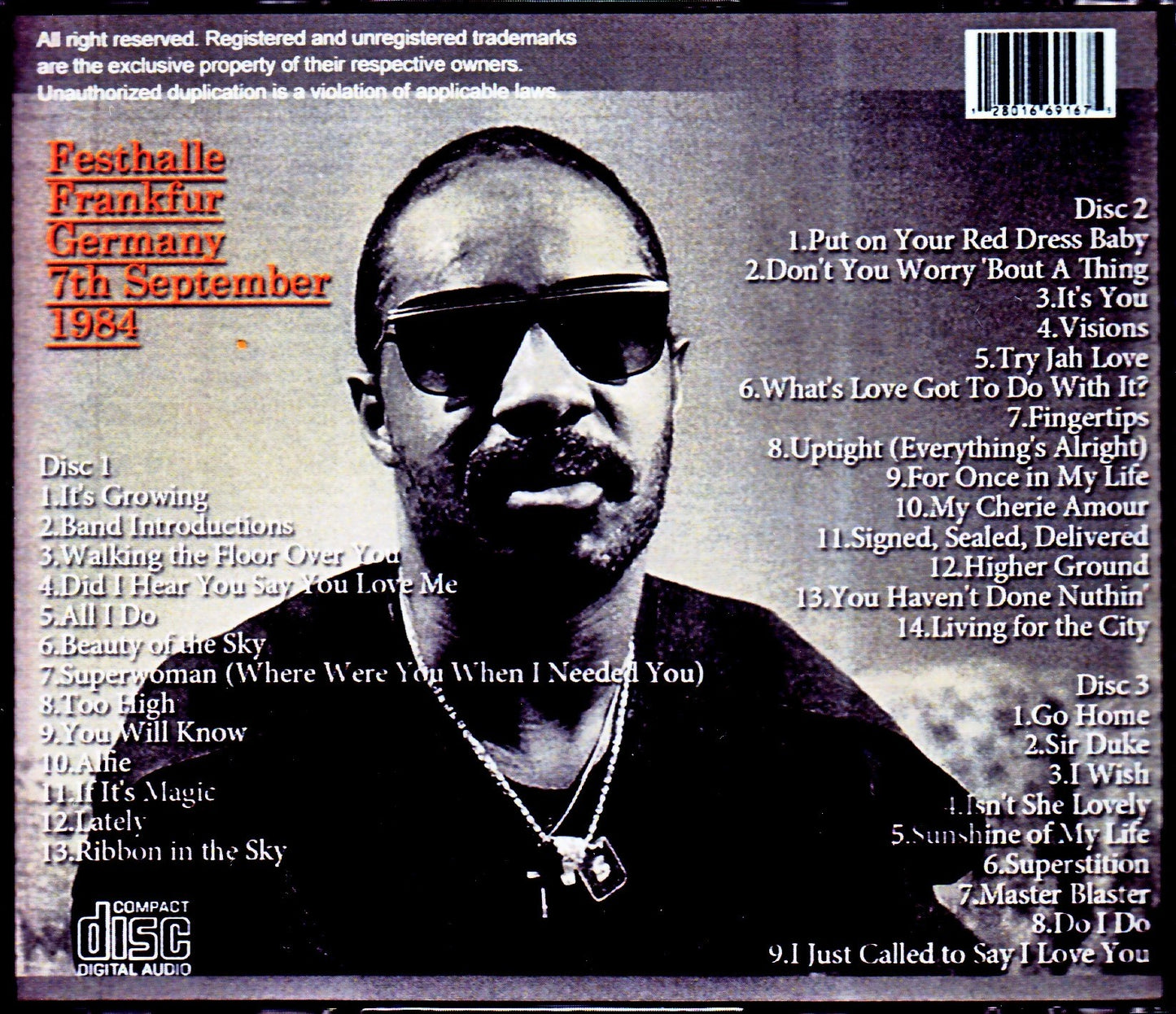 Stevie Wonder/Germany 1984