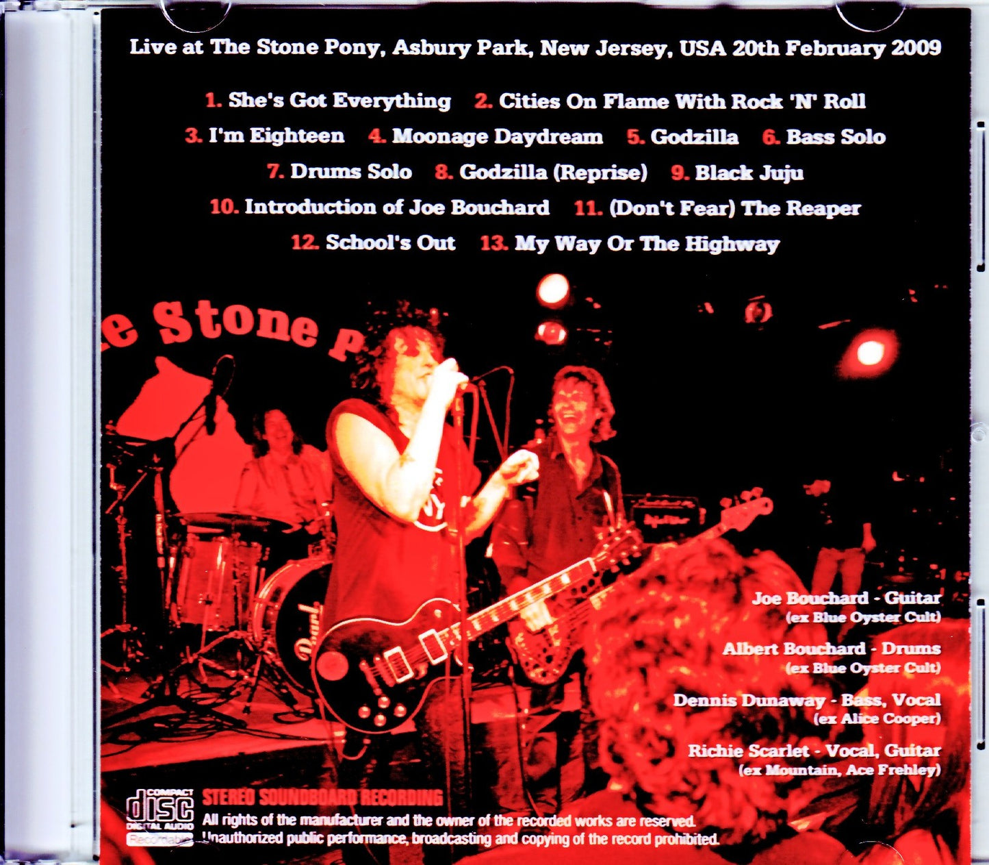 B.O.C. Blue Scarlet Coop,Blue Oyster Cult/NJ,USA 2009