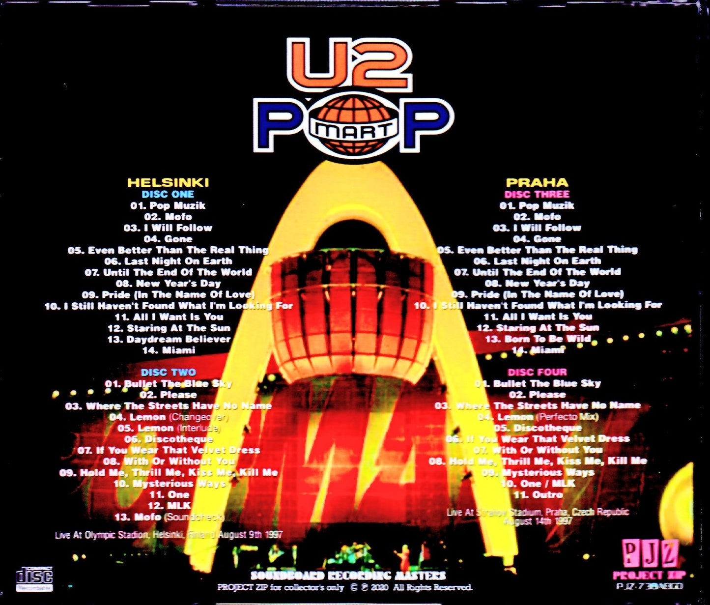 U2/Finland 1997 & more