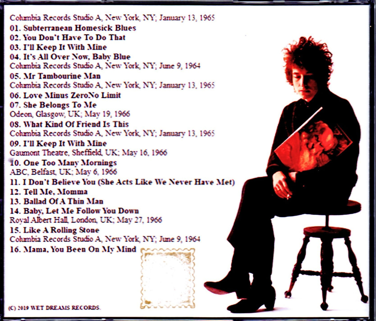 Bob Dylan/Studio Recordings Acoustic Demos and Outtakes