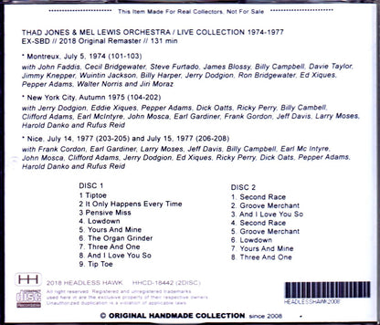 Thad Jones,Mel Lewis Orchestra/Live Collection 1974-1977