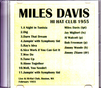 Miles Davis/MA, USA 1955
