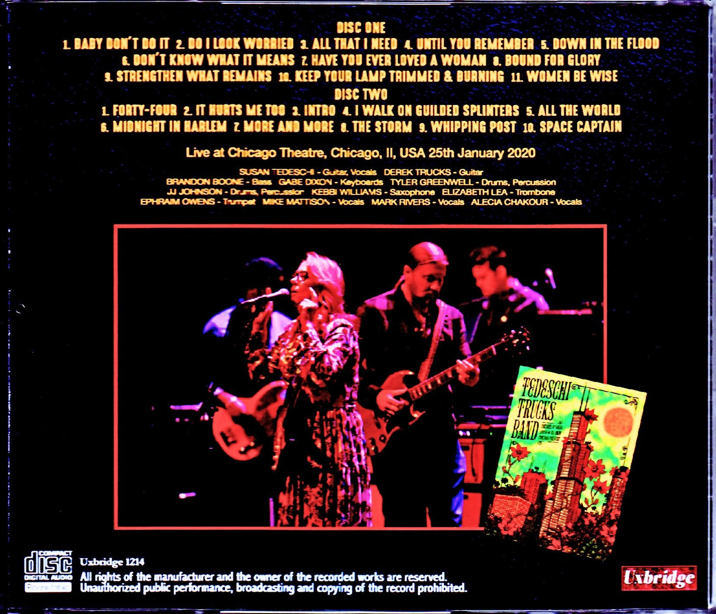 Tedeschi Trucks Band/IL,USA 1.25.2020