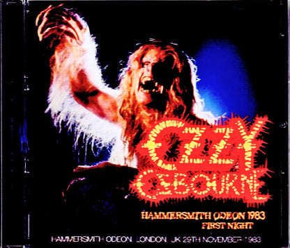 Ozzy Osbourne/London,UK 11.29.1983