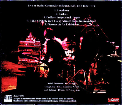 EL & P Emerson,Lake & Palmer/Italy 1972