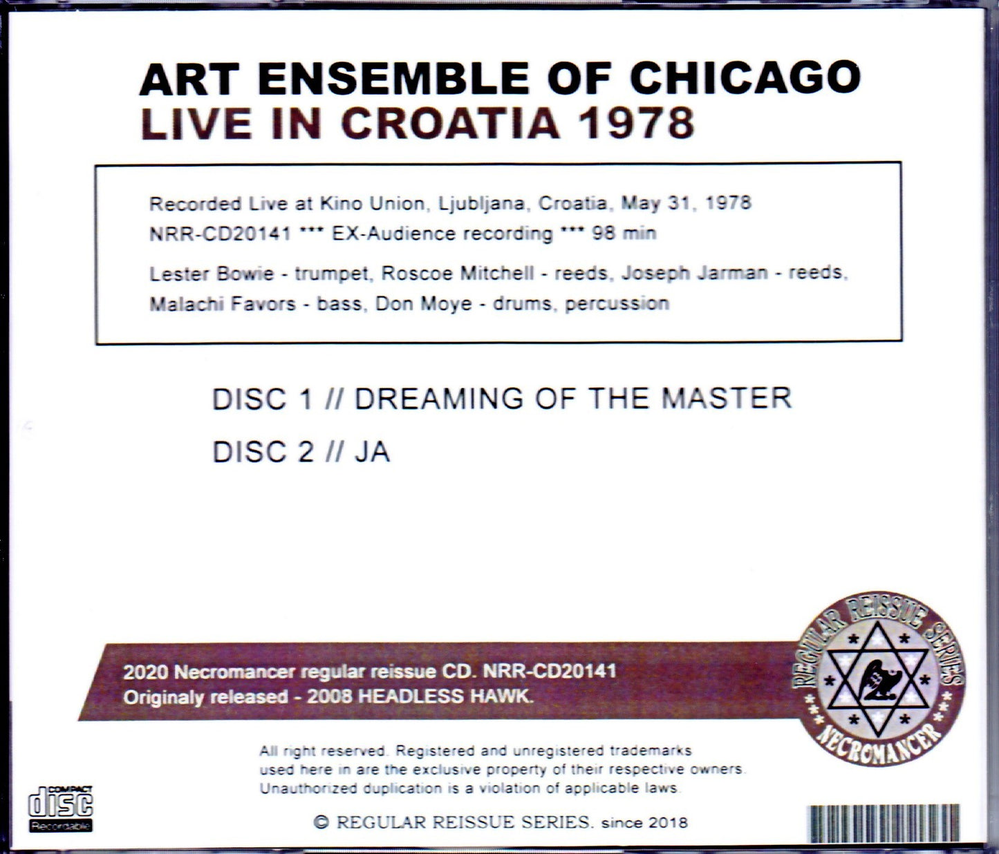 Art Ensemble of Chicago/Croatia 1978