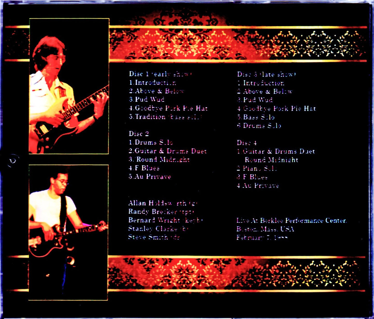 Jazz Explosion Superband Allan Holdsworth,Randy Brecker,Stanley Clarke/MA,USA 1988