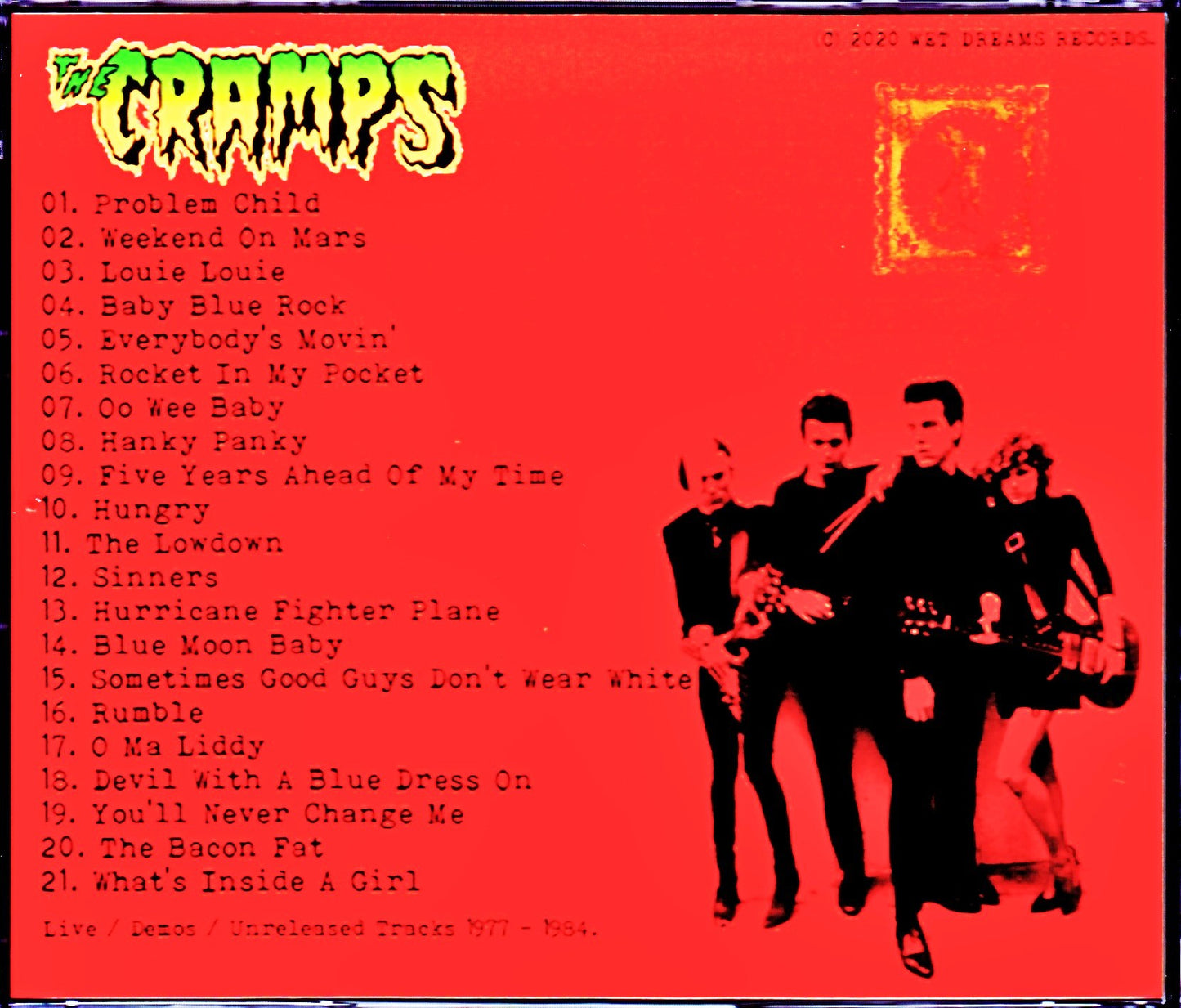 Cramps/Live, Demos and Unreleased Tracks 1977-1984