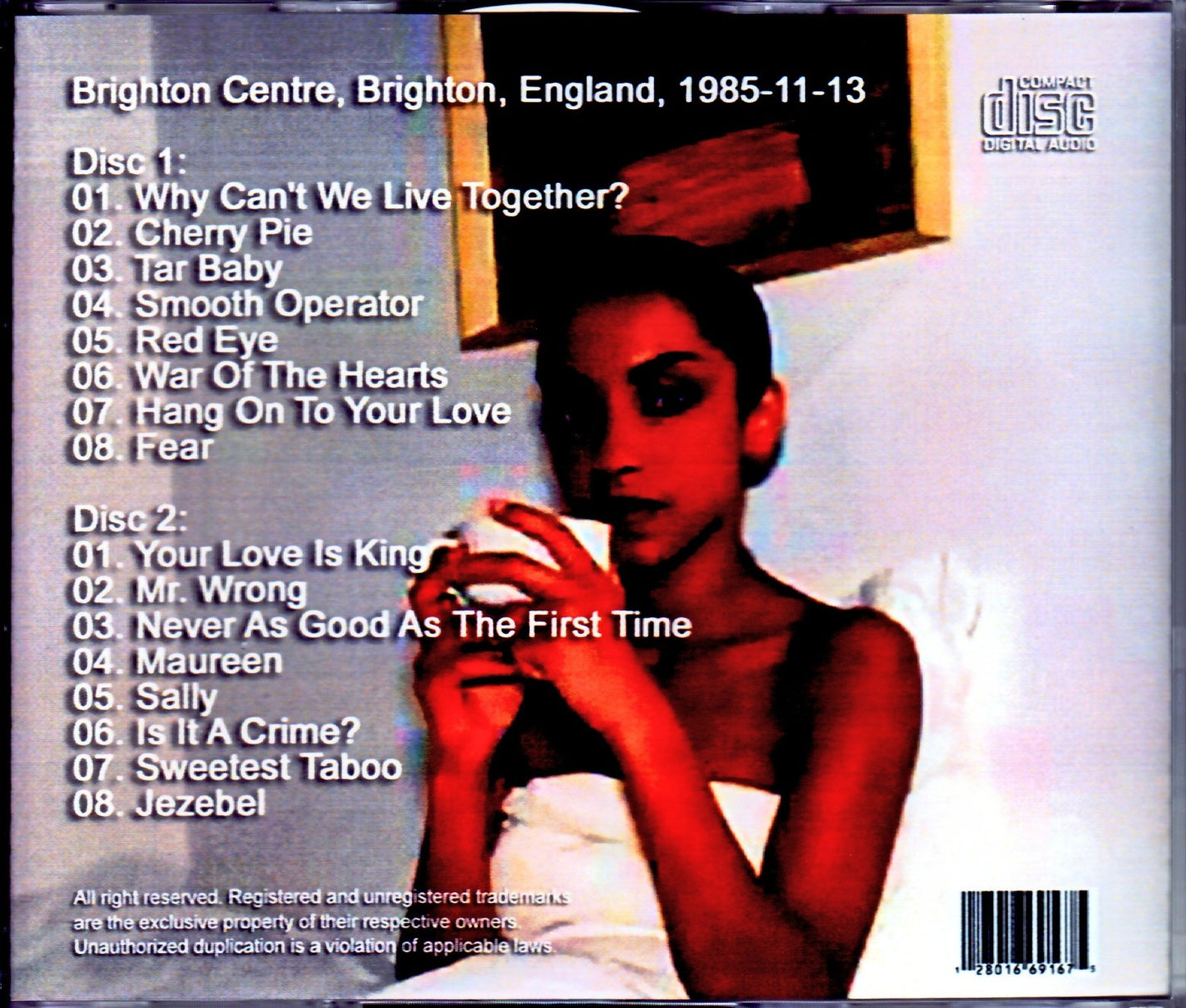 Sade/England,UK 1985