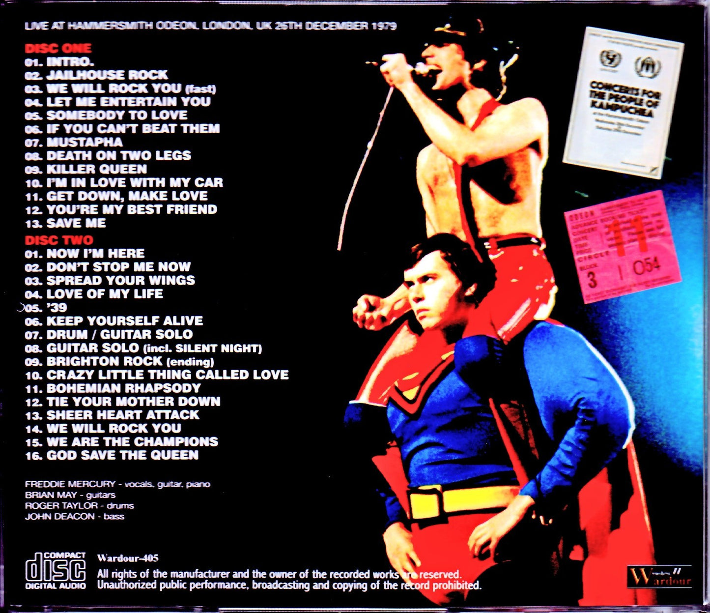 Queen/London,UK 12.26.1979 Legendary Master Tapes