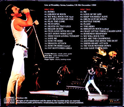 Queen/London,UK 12.8.1980 Legendary Master Tapes