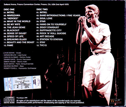 David Bowie/CA, USA 1978