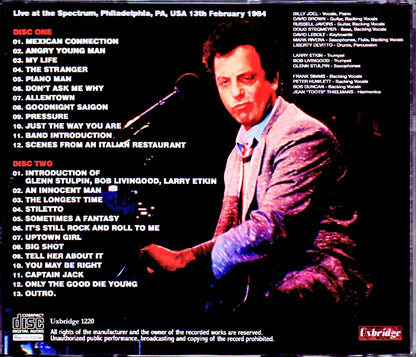 Billy Joel/PA, USA 2.13.1984