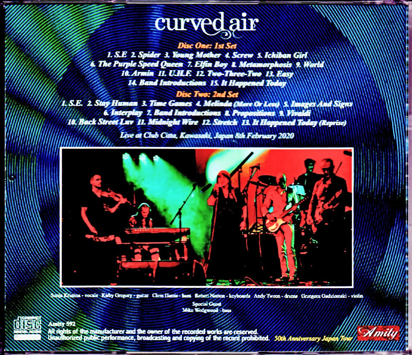 Curved Air/Kanagawa,Japan 2.8.2020