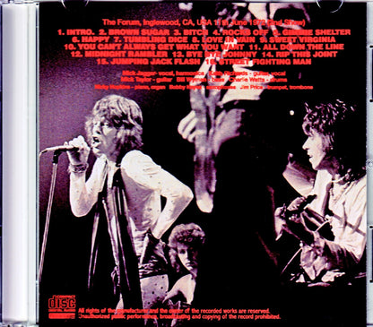 Rolling Stones/CA, USA 6.11.1972 2nd Show