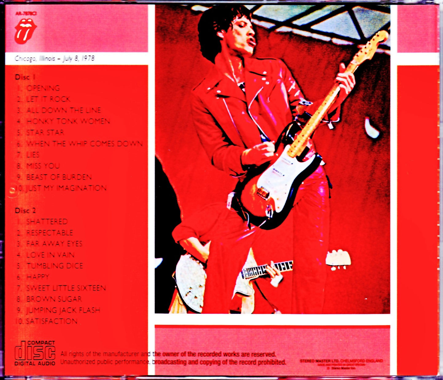 Rolling Stones/IL,USA 1978 Original LP Version