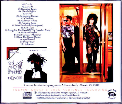 Siouxsie and the Banshees/Italy 1984