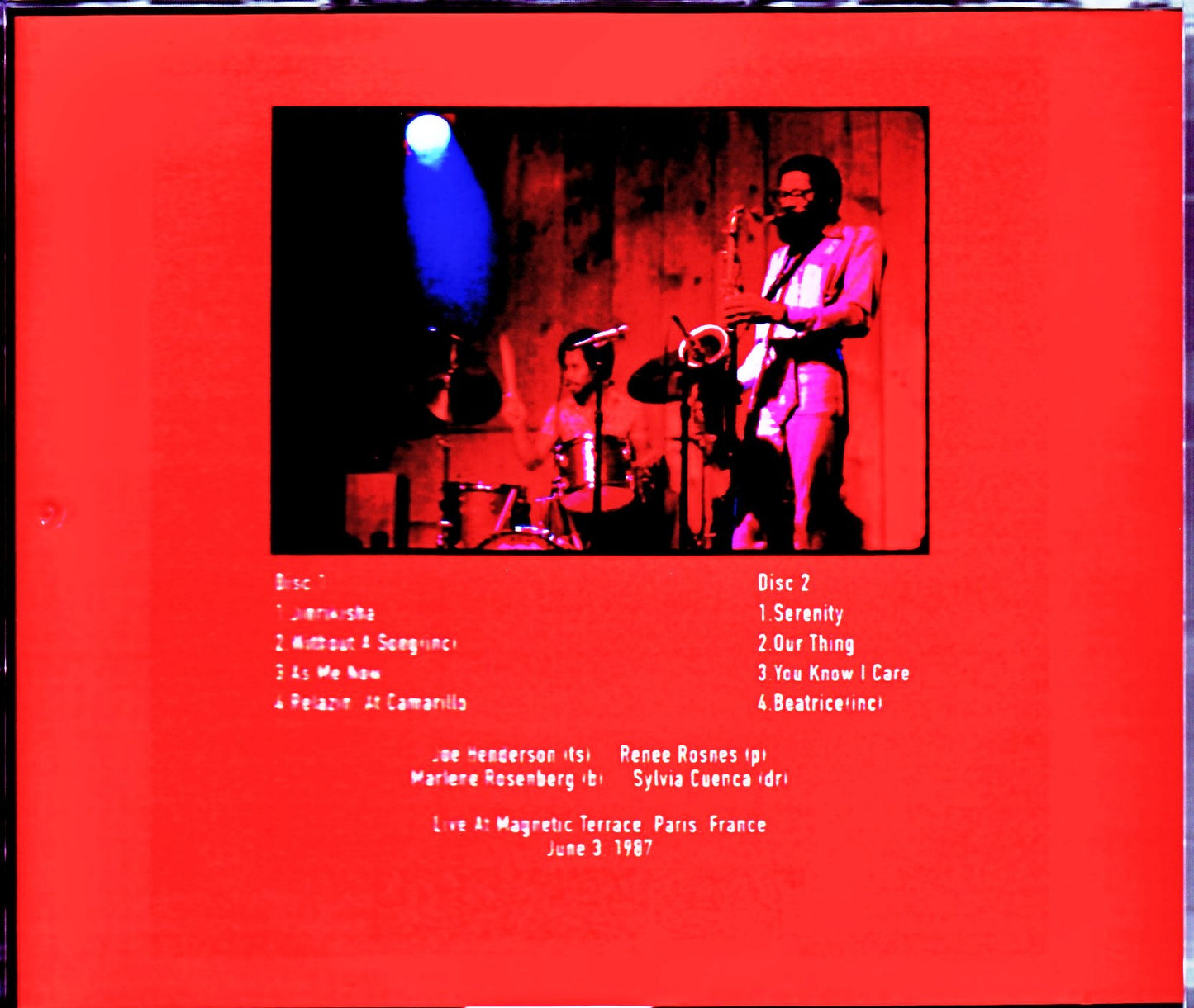 Joe Henderson/France 1987
