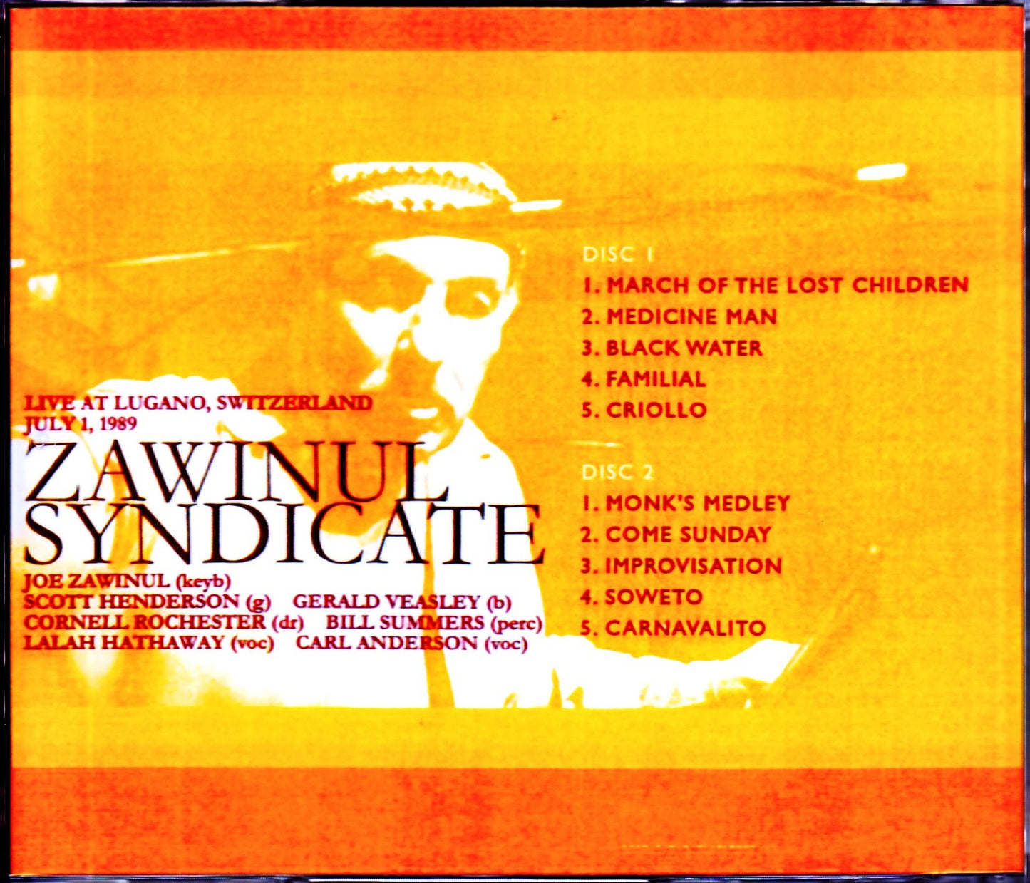 Joe Zawinul, Scott Henderson, Layla Hathaway/Switzerland 1989