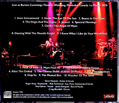 Steve Hackett/Canada 2020