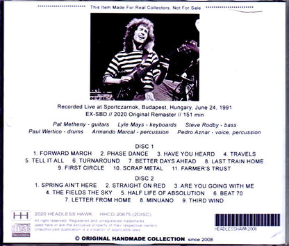 Pat Metheny Group,Lyle Mays/Hungary 1991