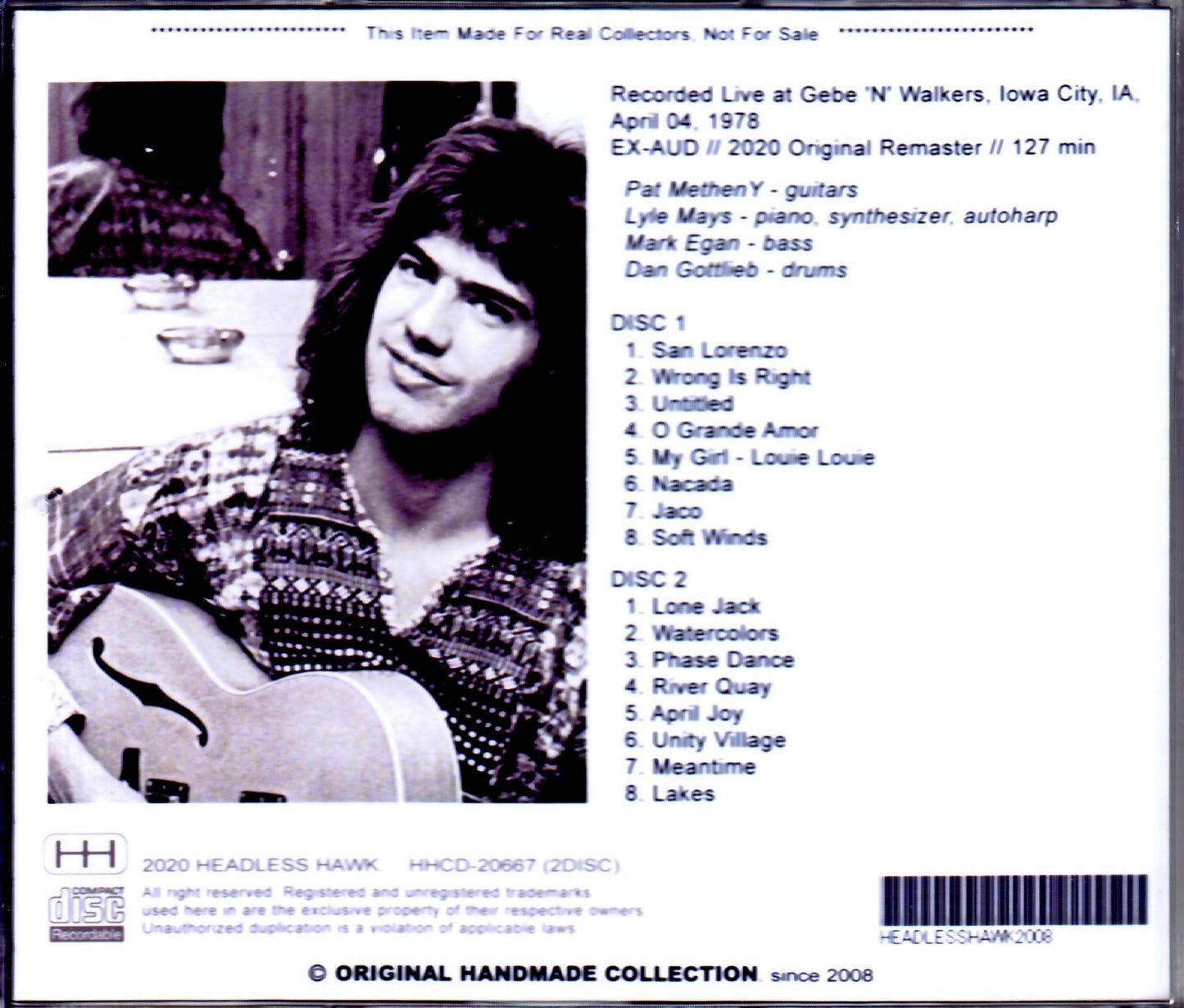 Pat Metheny Group,Lyle Mays/IA,USA 1978