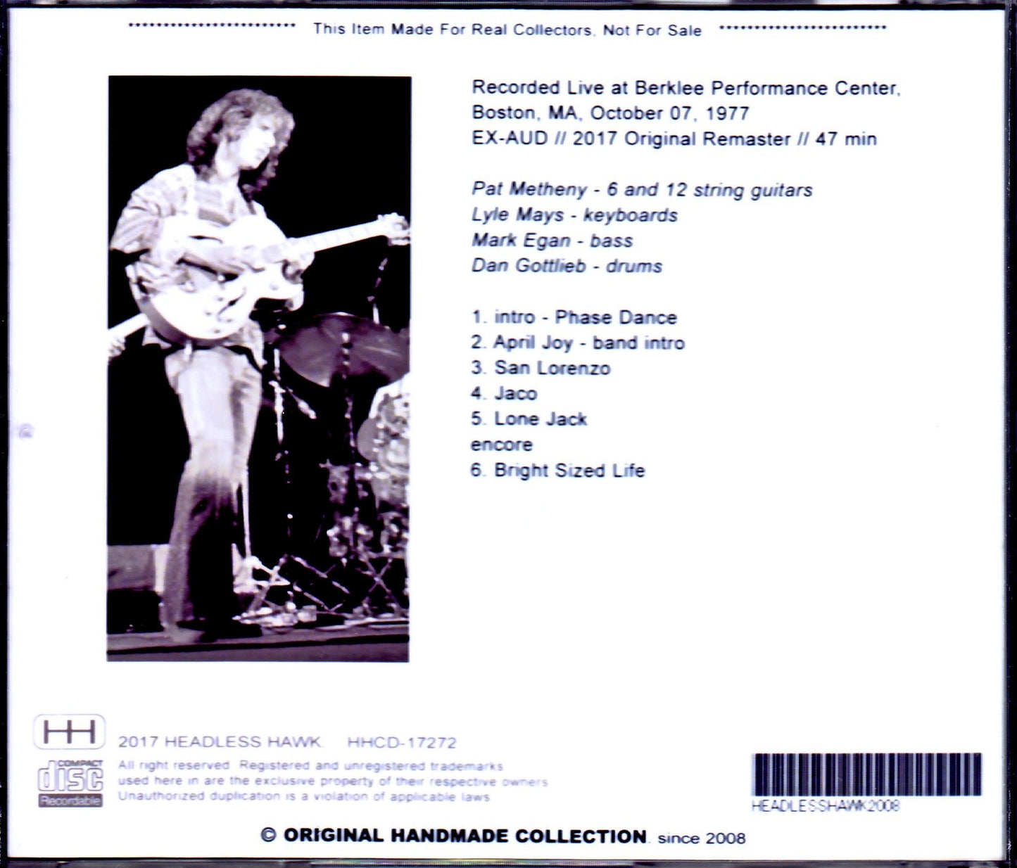 Pat Metheny Group,Lyle Mays/MA,USA 1977