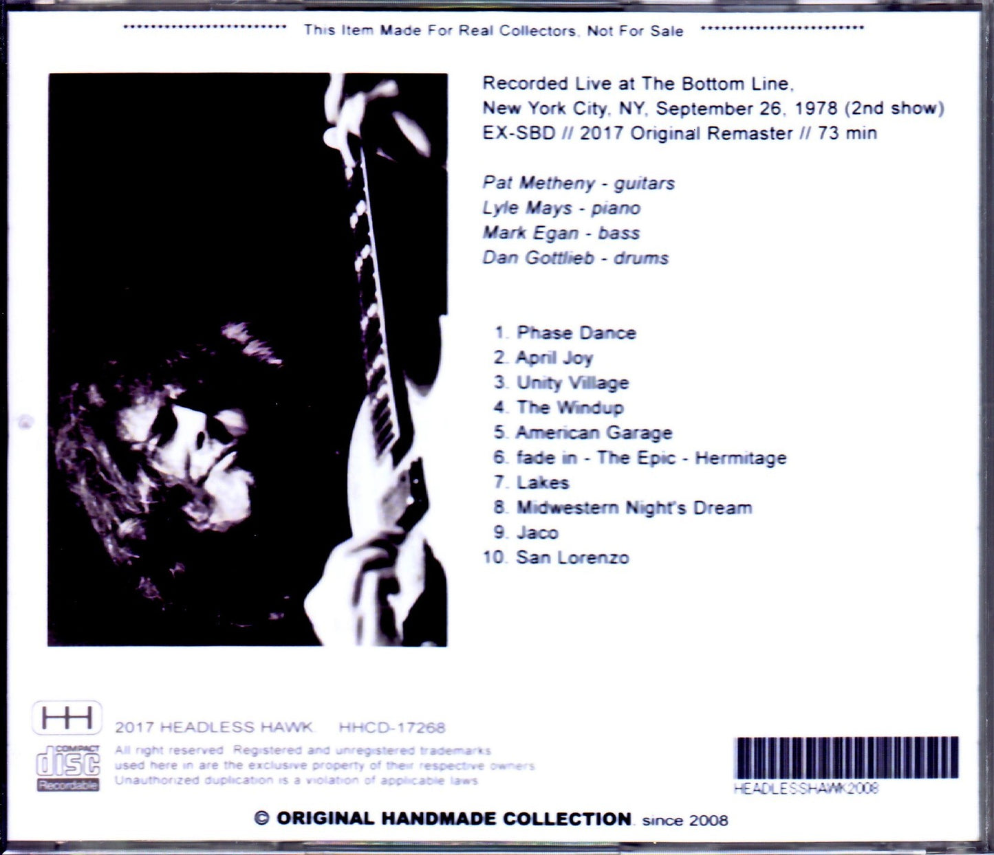 Pat Metheny Group,Lyle Mays/NY,USA 1978