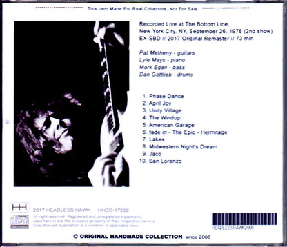 Pat Metheny Group,Lyle Mays/NY,USA 1978
