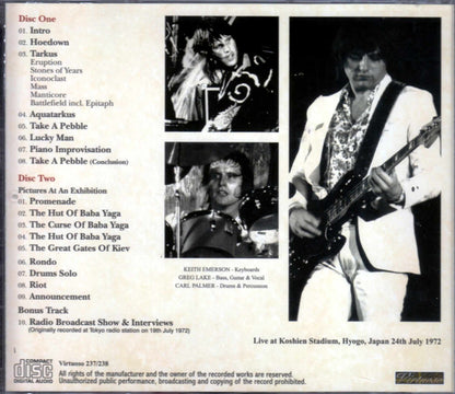 EL & P Emerson,Lake and Palmer/Hyogo,Japan 1972