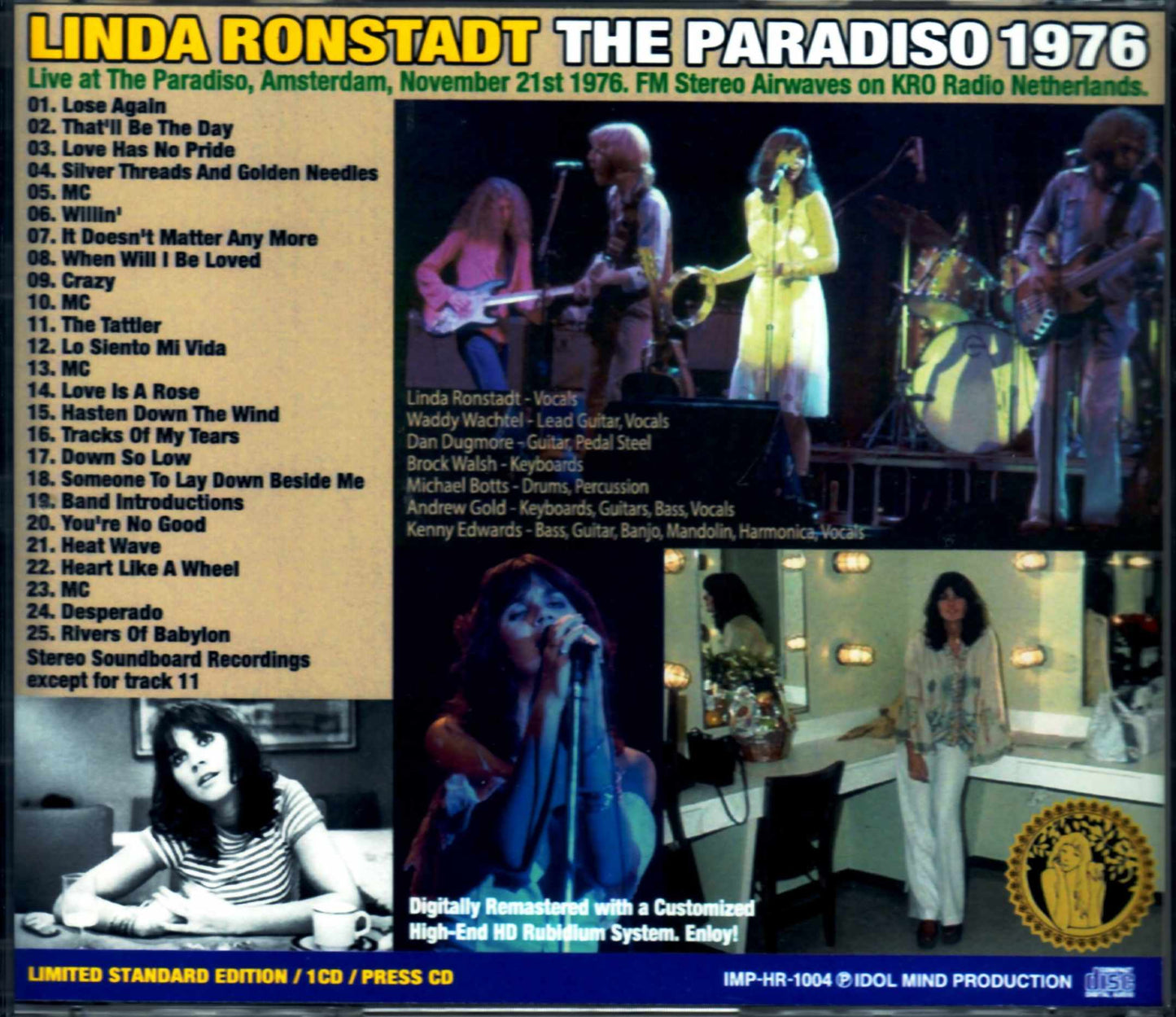 Linda Ronstadt/Holland 1976