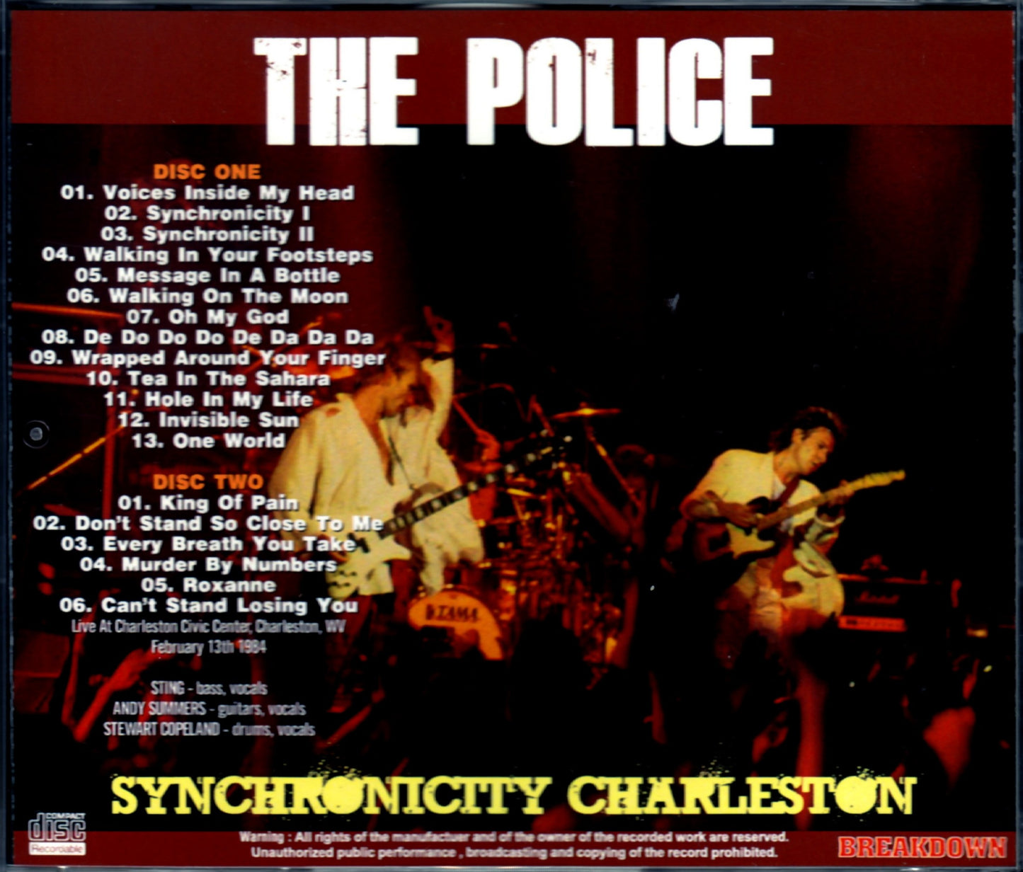 The Police/WV, USA 1984