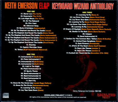 Keith Emerson,EL & P/Rare Anthology