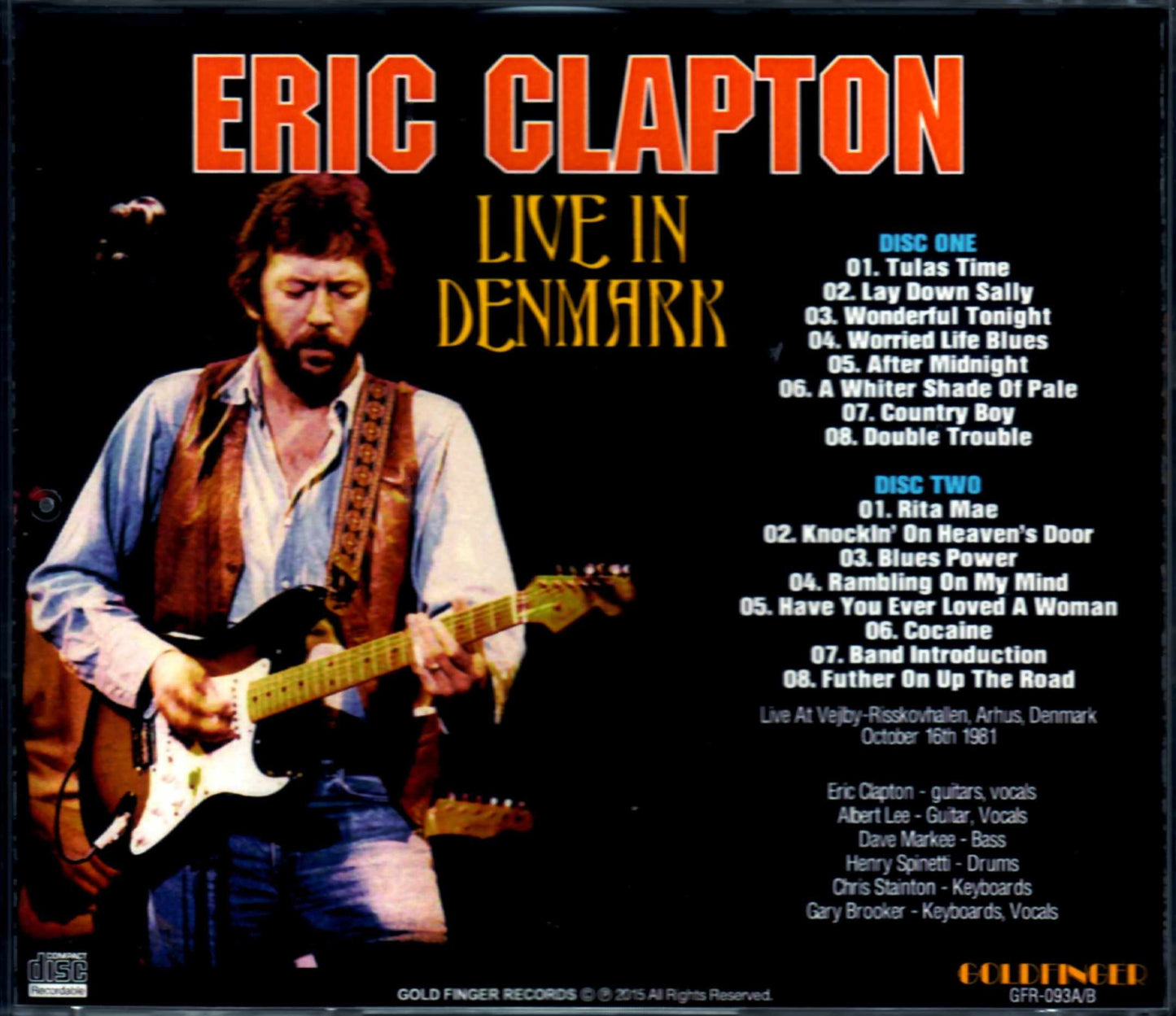 Eric Clapton/Denmark 1981