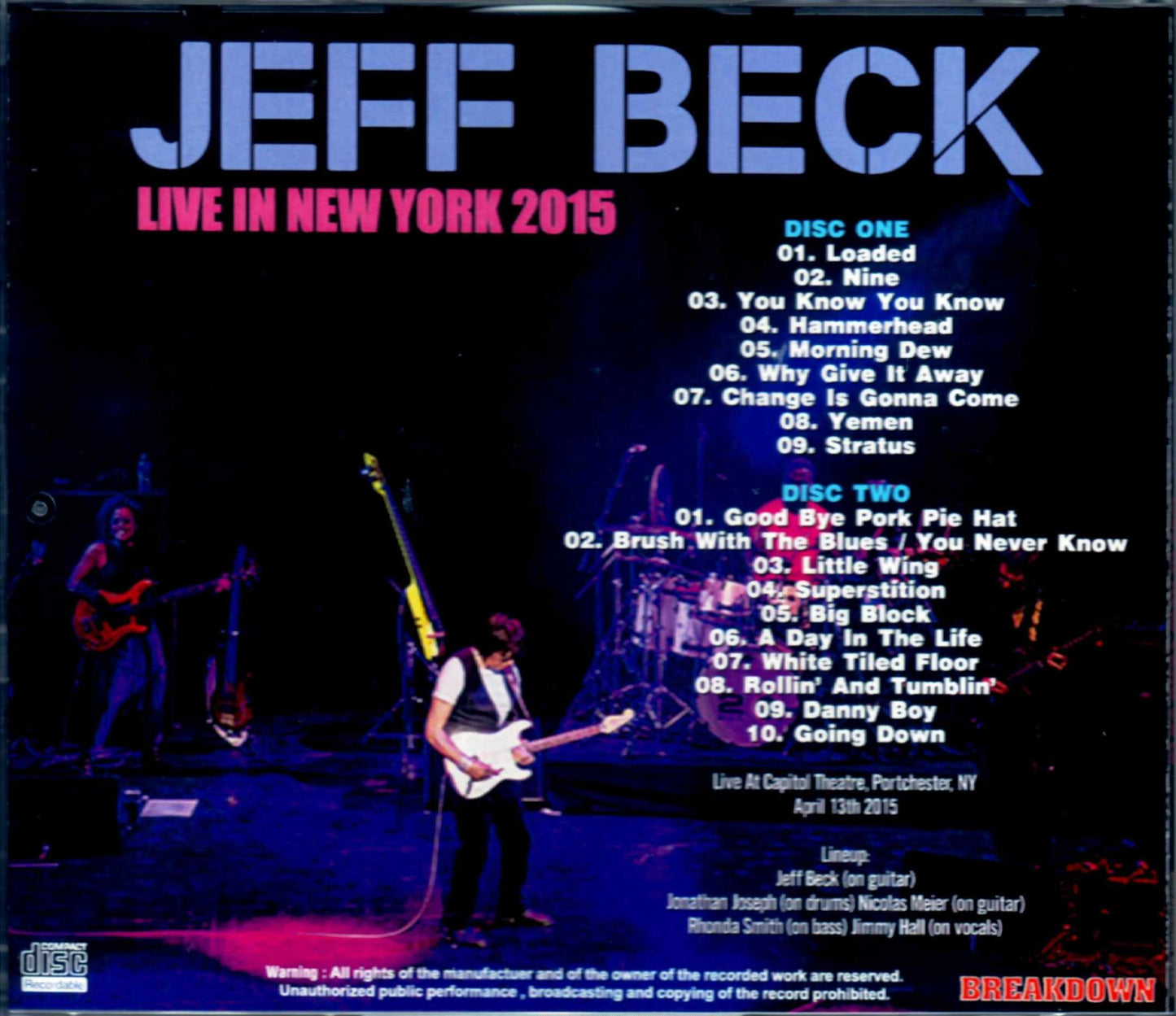 Jeff Beck/NY,USA 4.13.2015